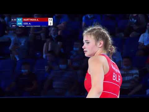 1/2 WW - 59 kg: A. MARTYNAVA (BLR) v. A. SZEL (HUN)