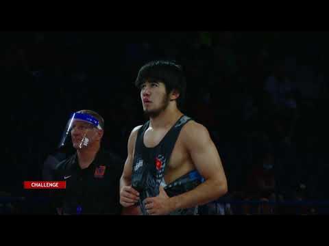 1/8 FS - 79 kg: B. GAGNIDZE (GEO) v. M. ABDULLAEV (KGZ) background