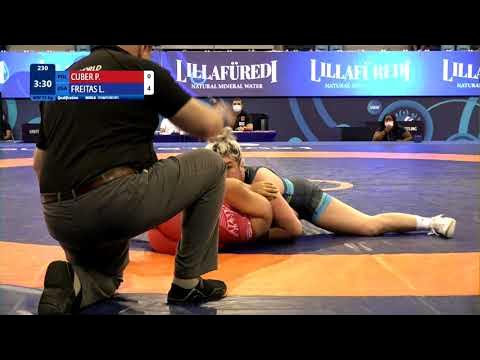 Qual. WW - 73 kg: P. CUBER (POL) v. L. FREITAS (USA)