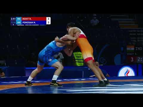Qual. FS - 65 kg: R. ROHIT (IND) v. N. POHOSIAN (UKR)