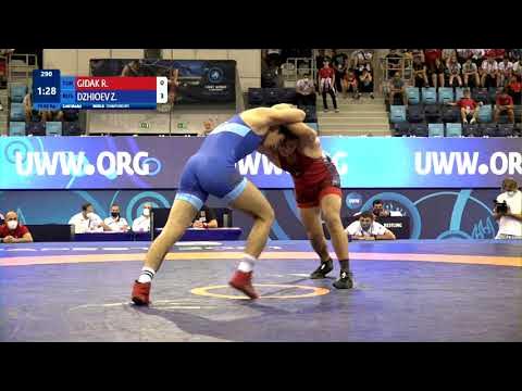 GOLD FS - 92 kg: R. GIDAK (TUR) v. Z. DZHIOEV (RUS)