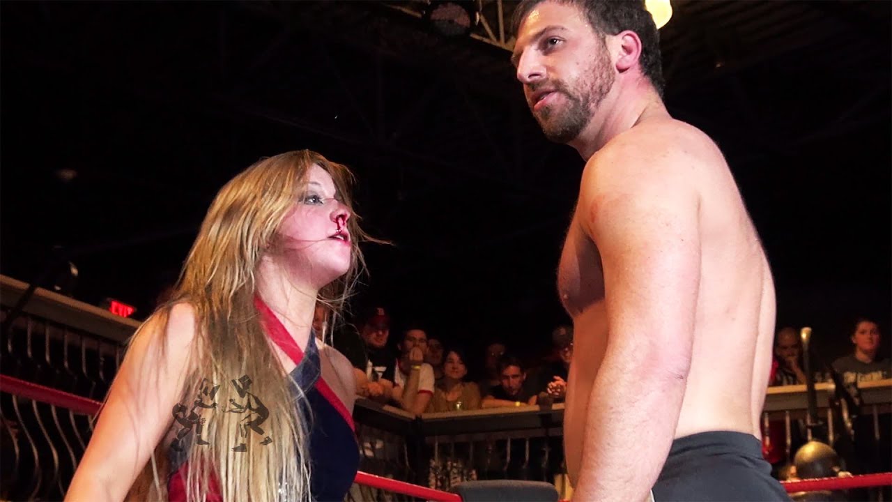 Sucker Punch (Drew Gulak vs. Kimber Lee) - Beyond Wrestling "Unbreakable" (Intergender, Mixed, CZW)
