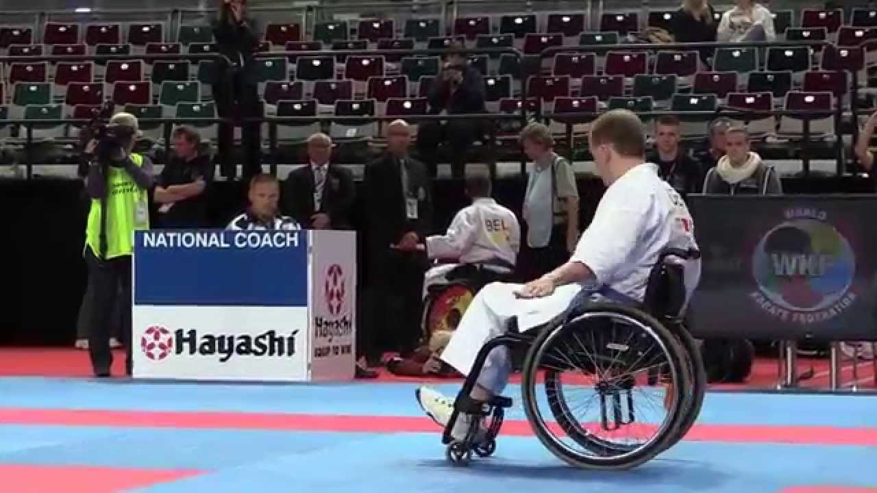 German wheelchair karateka - 2014 World Karate Championships | WORLD KARATE FEDERATION backdrop