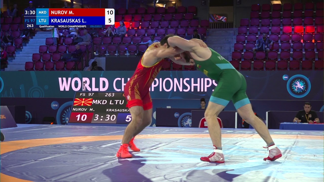 Qual. FS - 97 kg: M. NUROV (MKD) v. L. KRASAUSKAS (LTU)