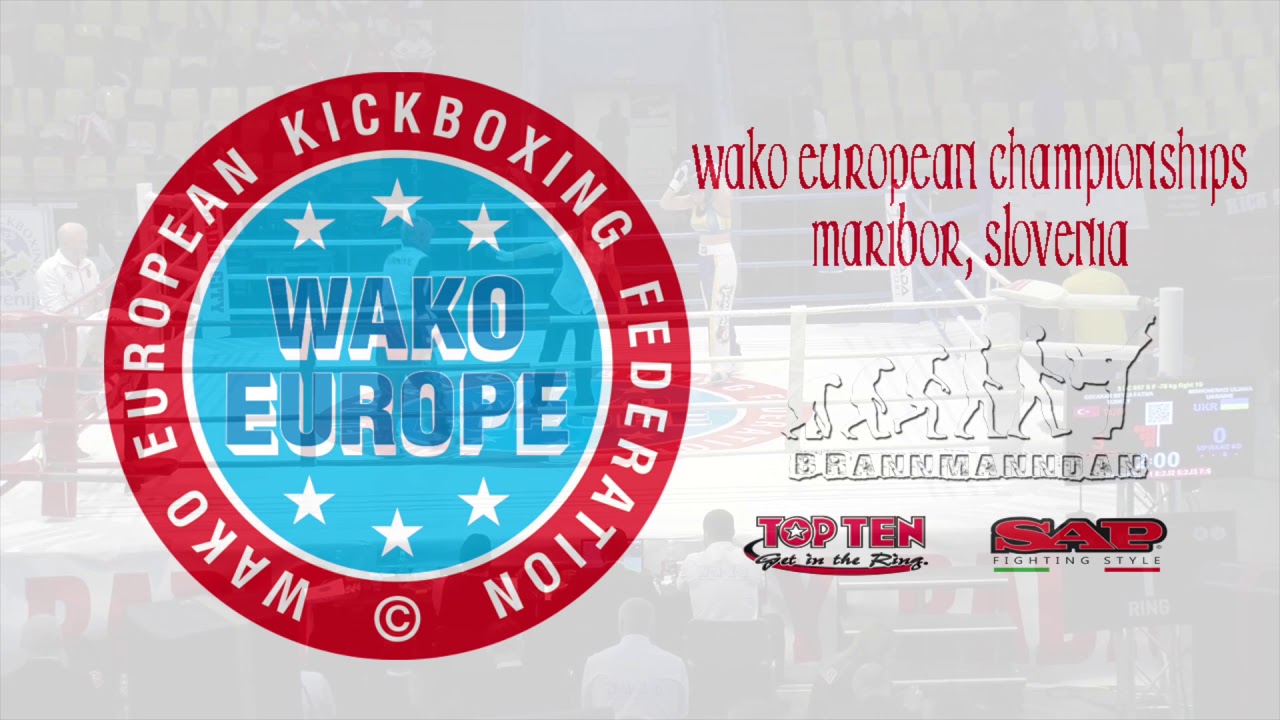 Beyza Fatma Ozcakar v Uliana Mishchenko WAKO European Championships 2018 background