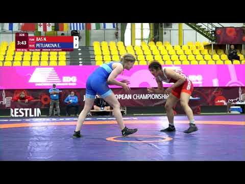 BRONZE WW - 68 kg: N. BAS (TUR) v. E. PETLIAKOVA (RUS)