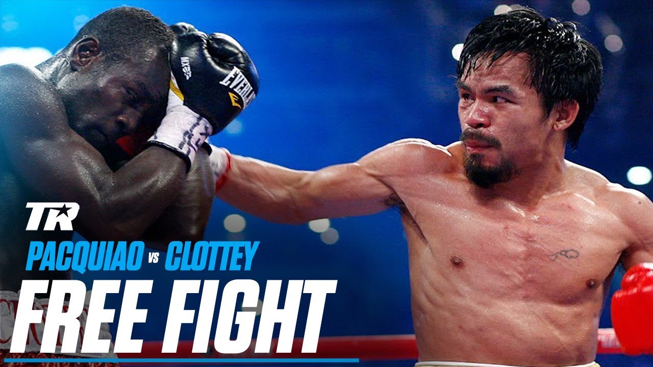 Pacquiao Dominates Clottey In Front of 50,000 Fans | Manny Pacquiao vs Joshua Clottey | FREE FIGHT backdrop