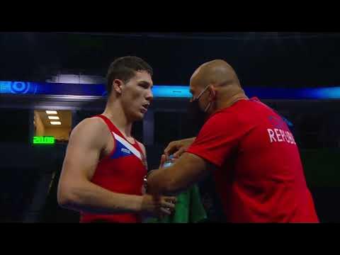 Qual. GR - 77 kg: M. VRBA (CZE) v. D. BONKA (BLR) background