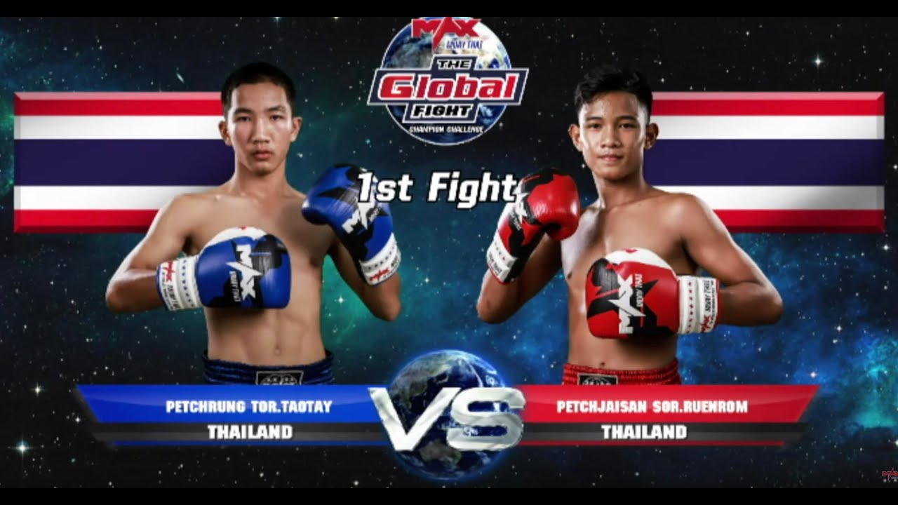 เพชรใจแสน ส.รื่นรมย์ VS เพชรรุ่ง ต.เต่าใต้ I Max มวยไทย I The Global Fight คู่1 background