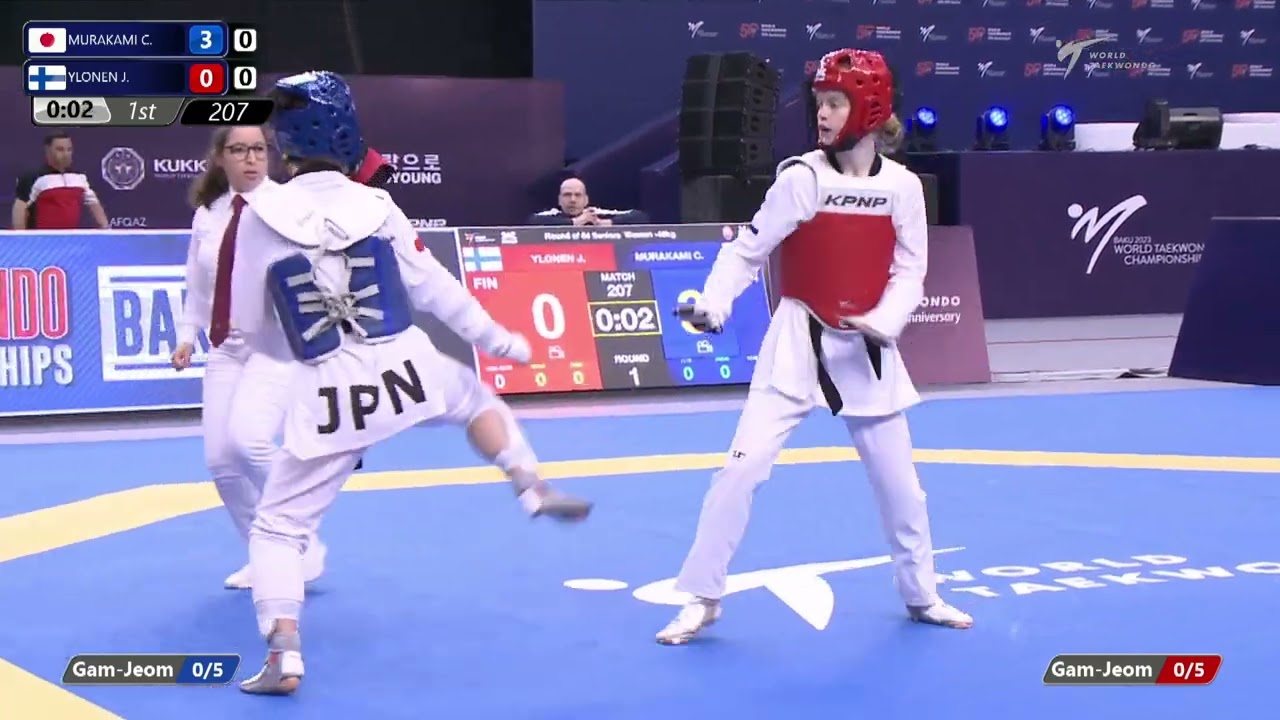 207 R64 Women 49kg JPN MURAKAMI C FIN YLONEN J