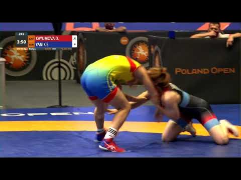 BRONZE WW - 59 kg: D. KAYUMOVA (KAZ) v. E. YANIK (TUR)