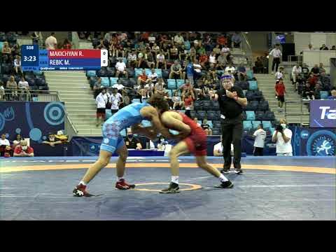 Qual. GR - 60 kg: R. MAKICHYAN (ARM) v. M. REBIC (CRO)