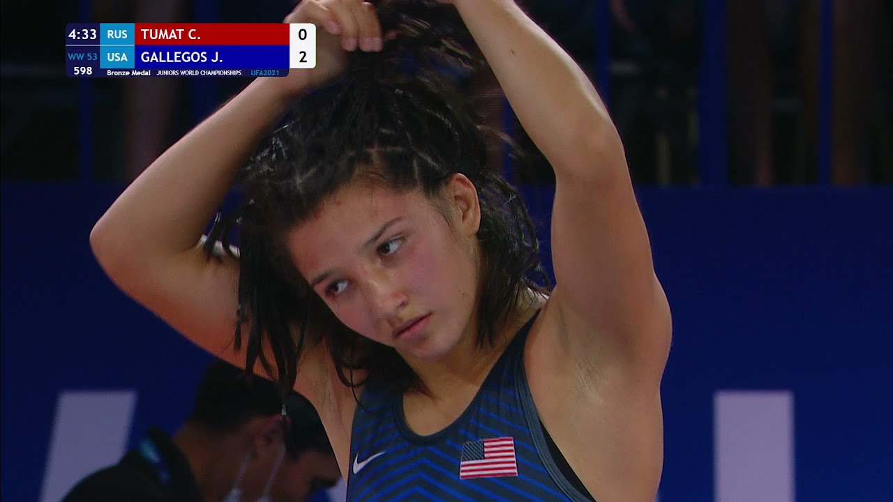 BRONZE WW - 53 kg: C. TUMAT (RUS) v. J. GALLEGOS (USA)