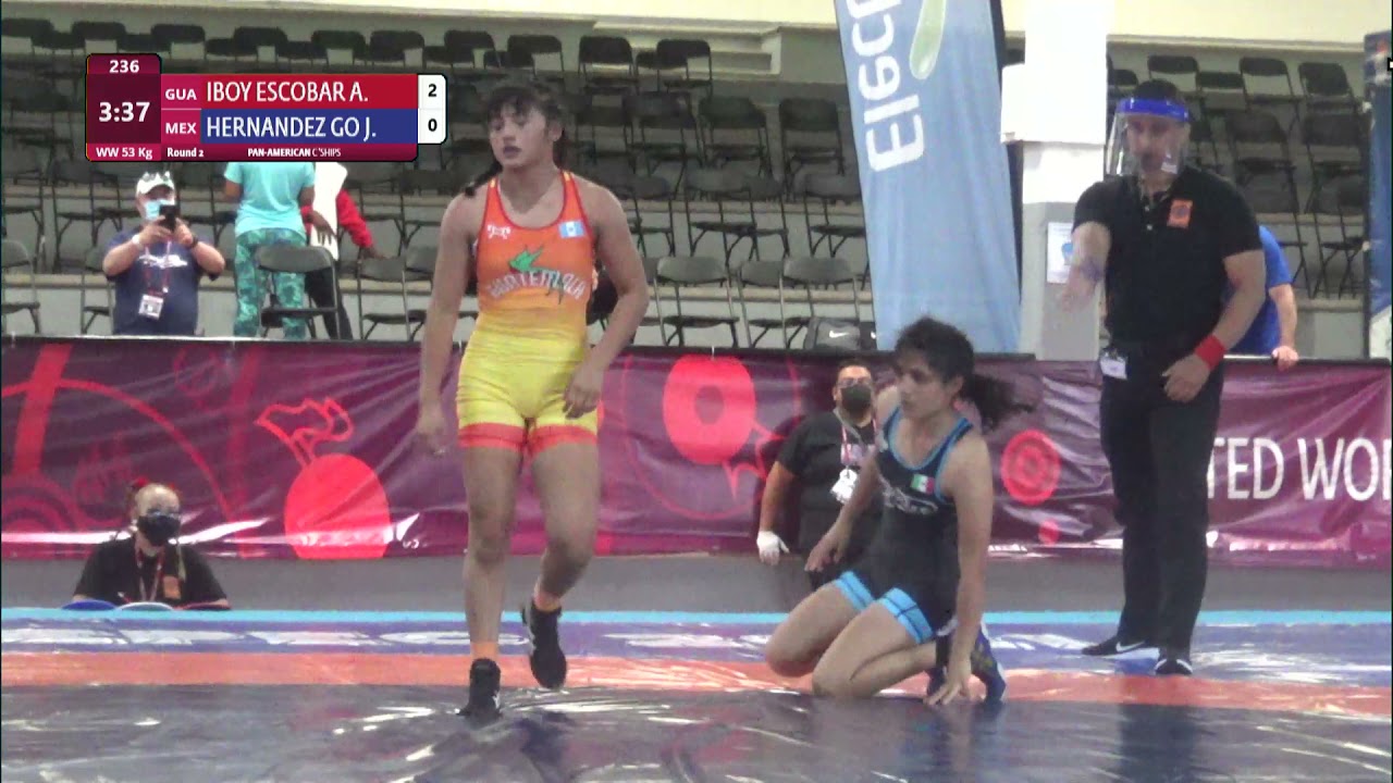 Round 2 WW - 53 kg: A. IBOY ESCOBAR (GUA) v. J. HERNANDEZ GO (MEX)