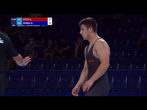 1/4 GR - 77 kg: A. GUTU (MDA) v. D. BONKA (BLR)