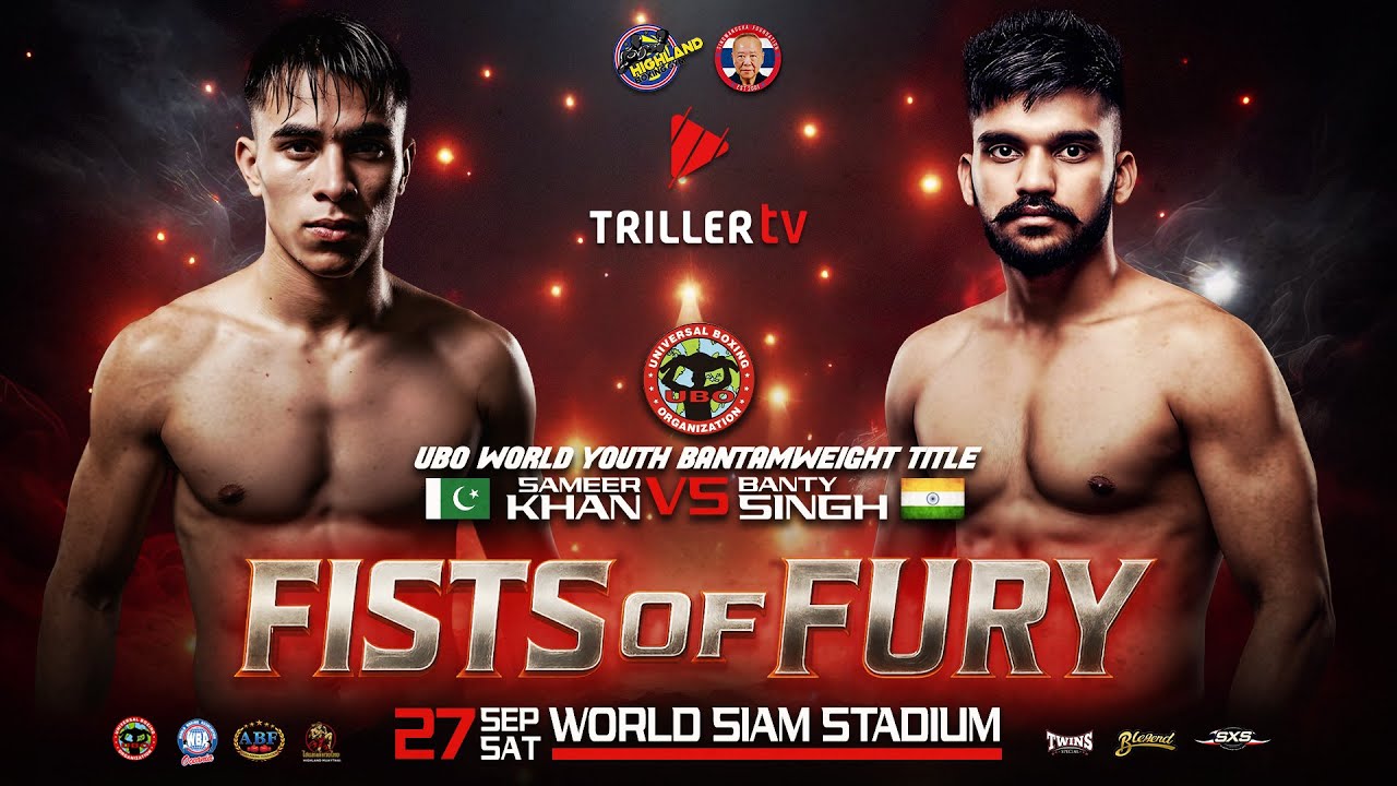 Sameer Khan ๐ต๐ฐ VS Banty Singh ๐ฎ๐ณ | Sep 27, 2025 | Bangkok background