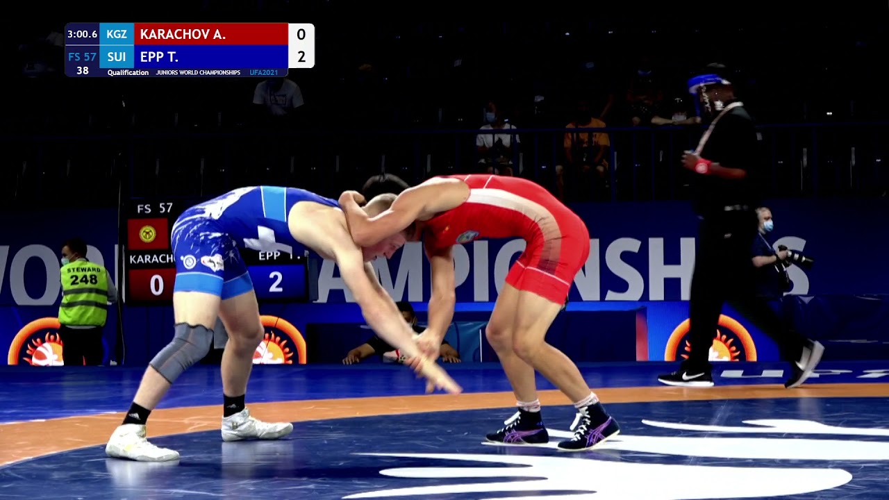 Qual. FS - 57 kg: A. KARACHOV (KGZ) v. T. EPP (SUI)