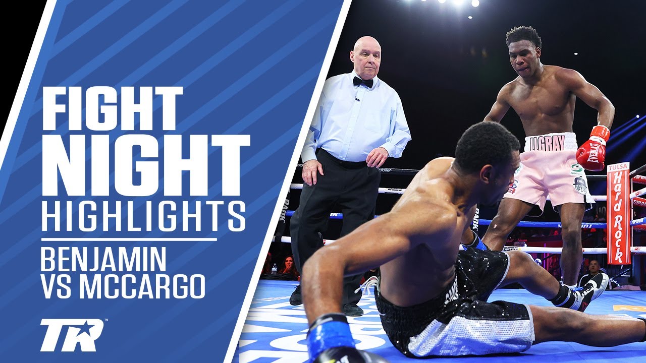 Dante Benjamin Jr. Drops McCargo 3 Times, Gets Knockout Victory | FIGHT HIGHLIGHTS background