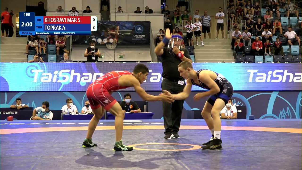 BRONZE FS - 55 kg: S. KHOSRAVI MAR (IRI) v. A. TOPRAK (TUR)