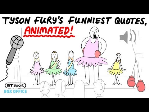 Tyson Fury's Funniest Quotes: ANIMATED and out of context 😂