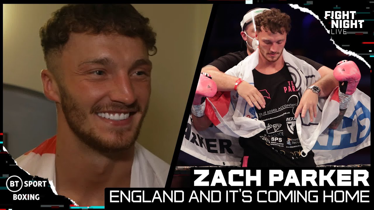 "It's Coming Home!" Zach Parker Eyes Up Bottomless Brunch For England v Italy After Brutal KO Win