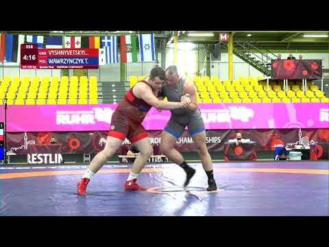 1/4 GR - 130 kg: M. VYSHNYVETSKY (UKR) v. T. WAWRZYNCZYK (POL)