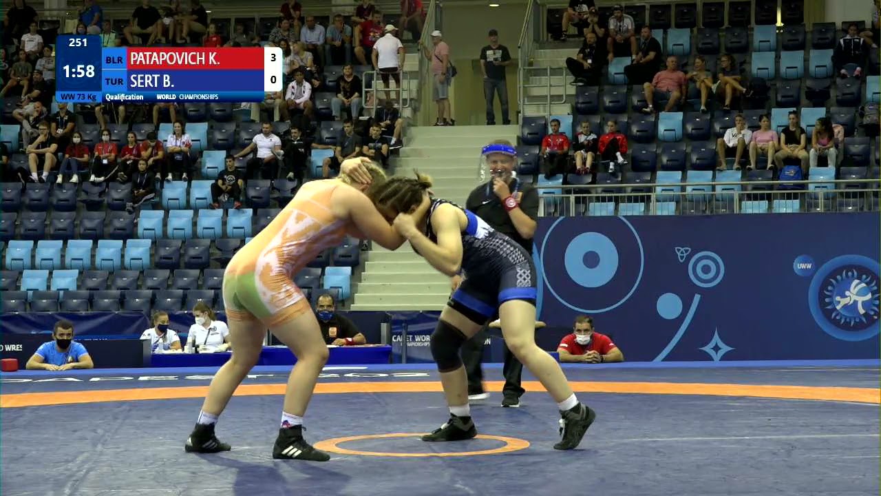 Qual. WW - 73 kg: K. PATAPOVICH (BLR) v. B. SERT (TUR) background