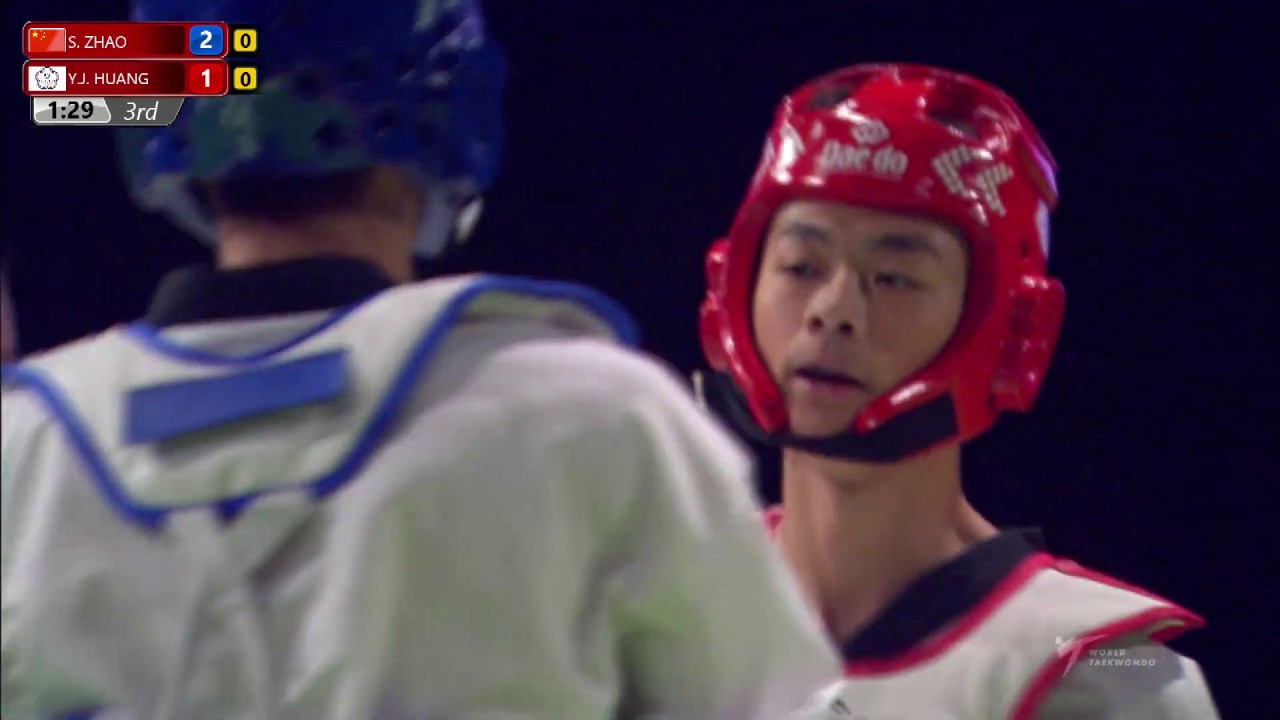 2019 Sofia WT GP SF M 68kg ZHAO Shuai CHN HUANG Yu-jen TPE background