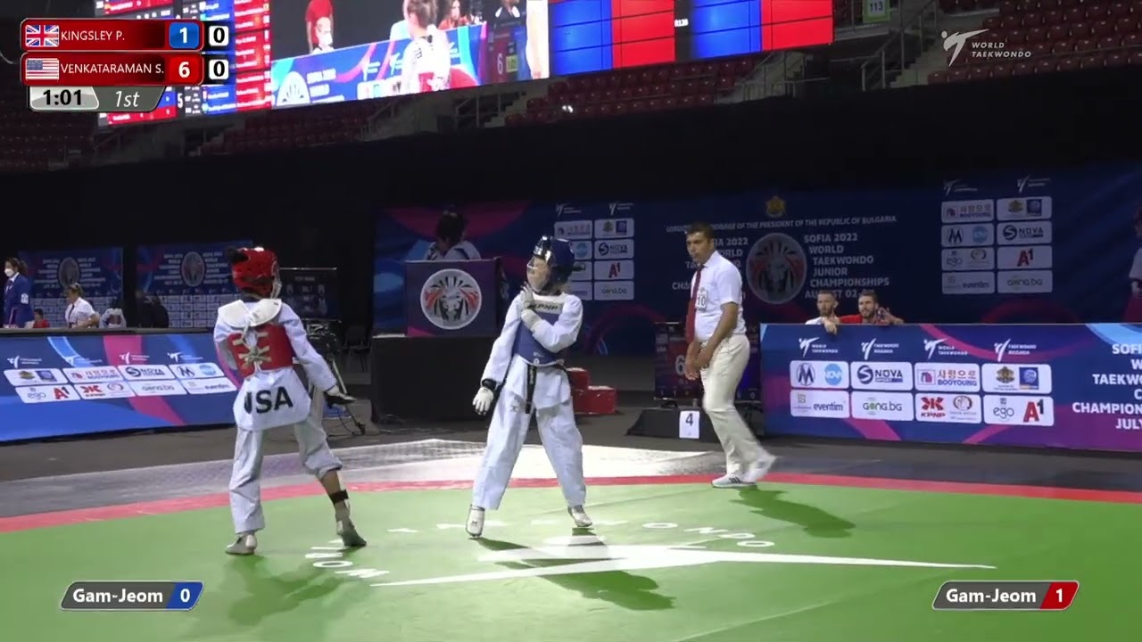 404 R32 Girls ‐33kg GBR KINGSLEY Poppy USA VENKATARAMAN Sruthi
