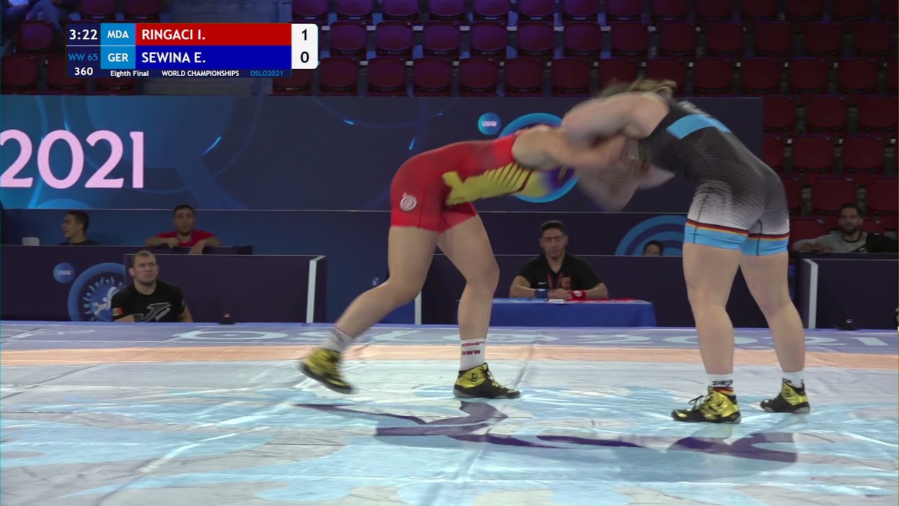 1/8 WW - 65 kg: I. RINGACI (MDA) v. E. SEWINA (GER)