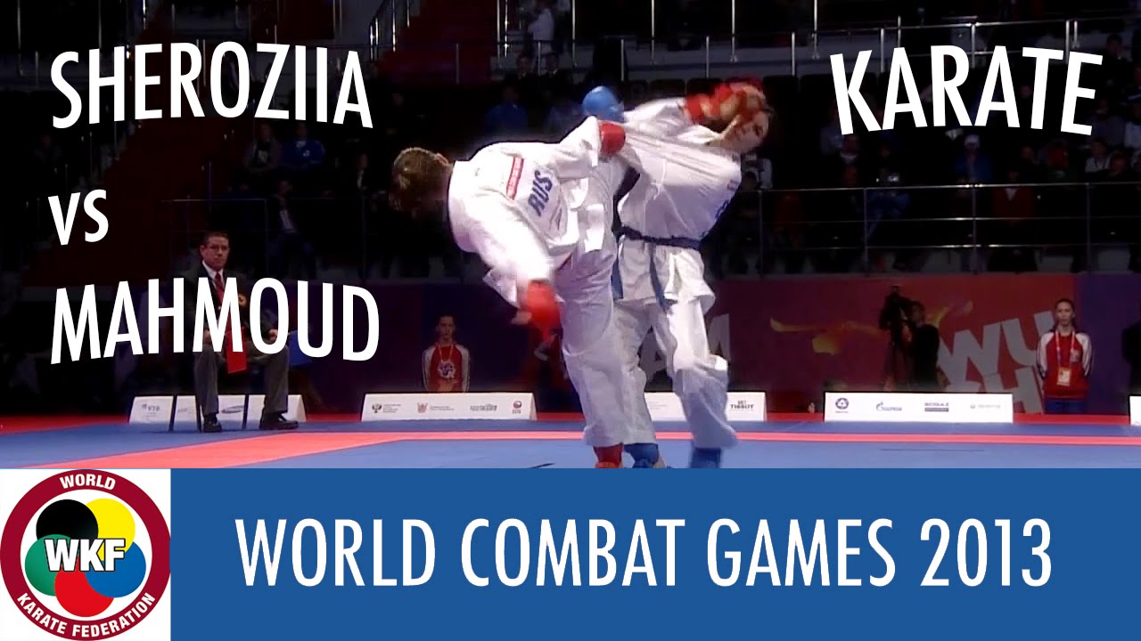 Karate Women's Kumite -68kg. SHEROZIIA vs MAHMOUD. World Combat Games 2013 | WORLD KARATE FEDERATION