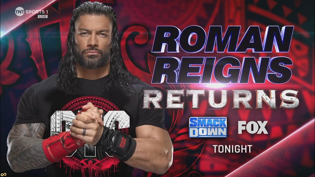 Roman Reigns brutally attacks The Bloodline: SmackDown, Aug. 9, 2024 background