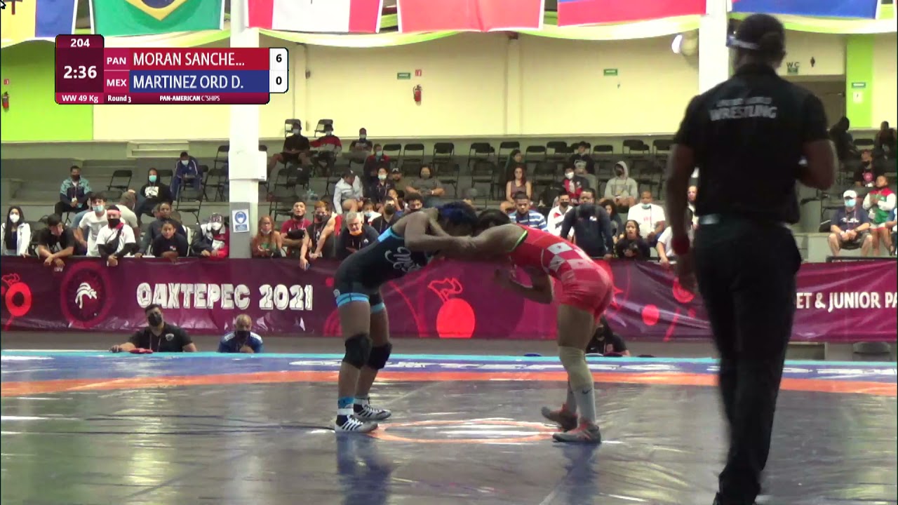 Round 3 WW - 49 kg: Y. MORAN SANCHE (PAN) v. D. MARTINEZ ORD (MEX) background