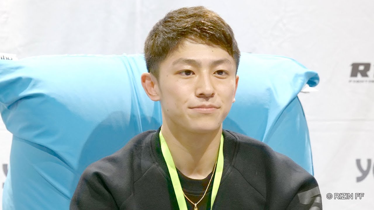 吉成名高 試合後インタビュー / Yogibo presents RIZIN.31 background