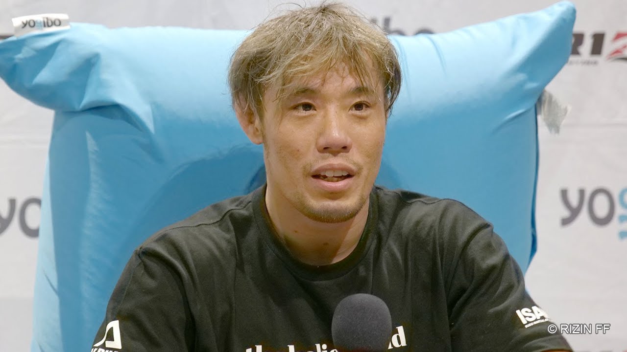金原正徳 試合後インタビュー / Yogibo presents RIZIN.31 background