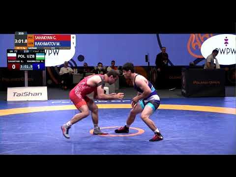GOLD GR - 72 kg: G. SAHAKYAN (POL) v. M. RAKHMATOV (UZB)
