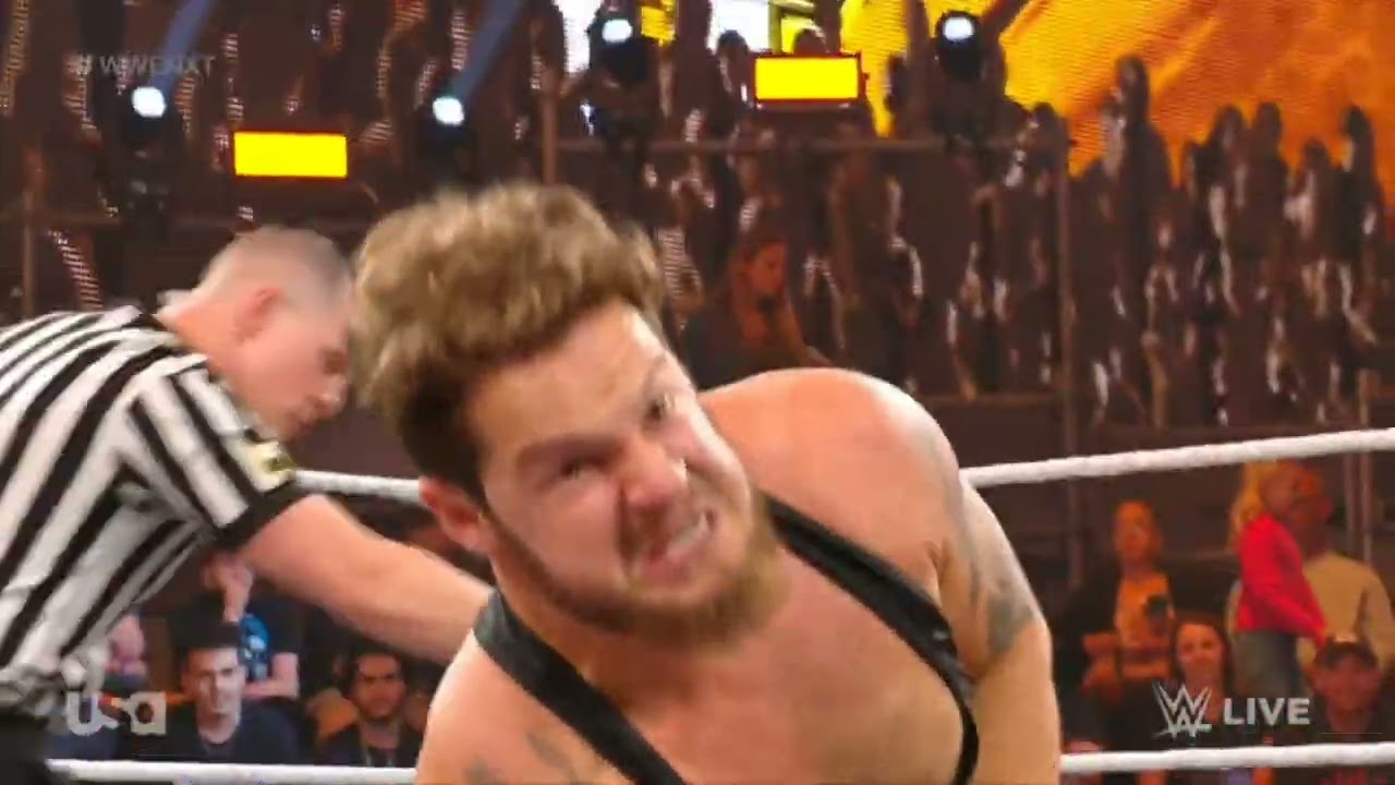 WWE NXT JOSH BRIGGS & BROOKS JENSEN VS HANK WALKER & TANK LEDGER 05/09/23 backdrop