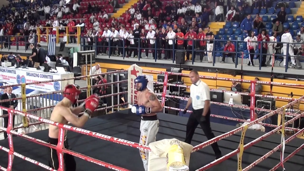 Gabriel Pempel v Carlos Manuel Carrasco Montero WAKO European Championships 2016 background