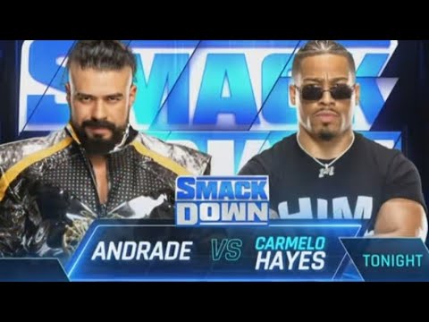 Andrade vs Carmelo Hayes (1/2): SmackDown, Jul. 19, 2024 backdrop