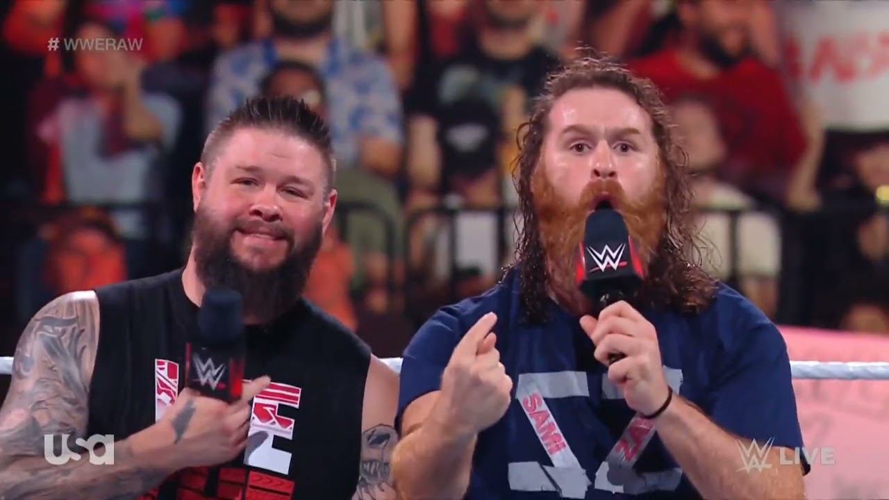 WWE RAW KEVIN OWENS & SAMI ZAYN ENTRANCE 05/29/23 background