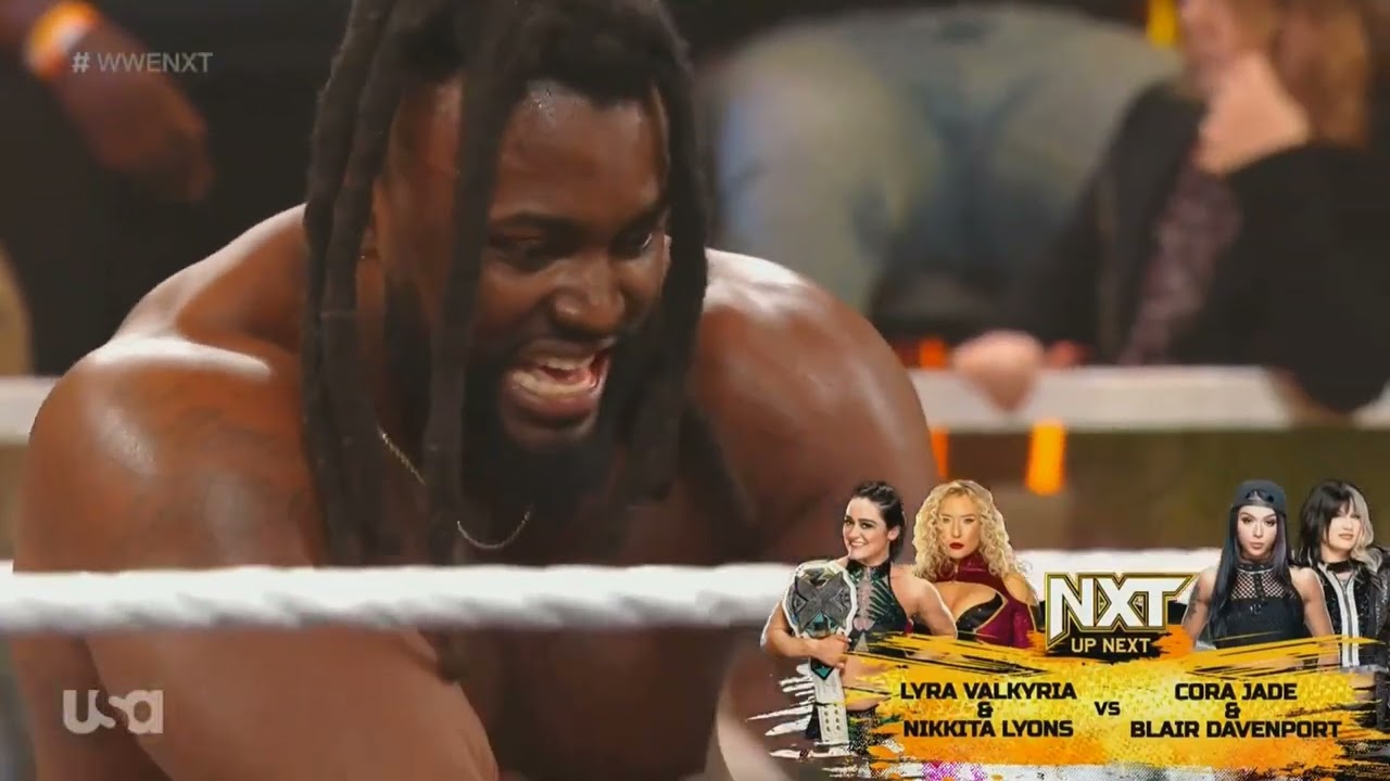 WWE NXT KEANU CARVER VS RILEY OSBORNE 12/12/23 backdrop