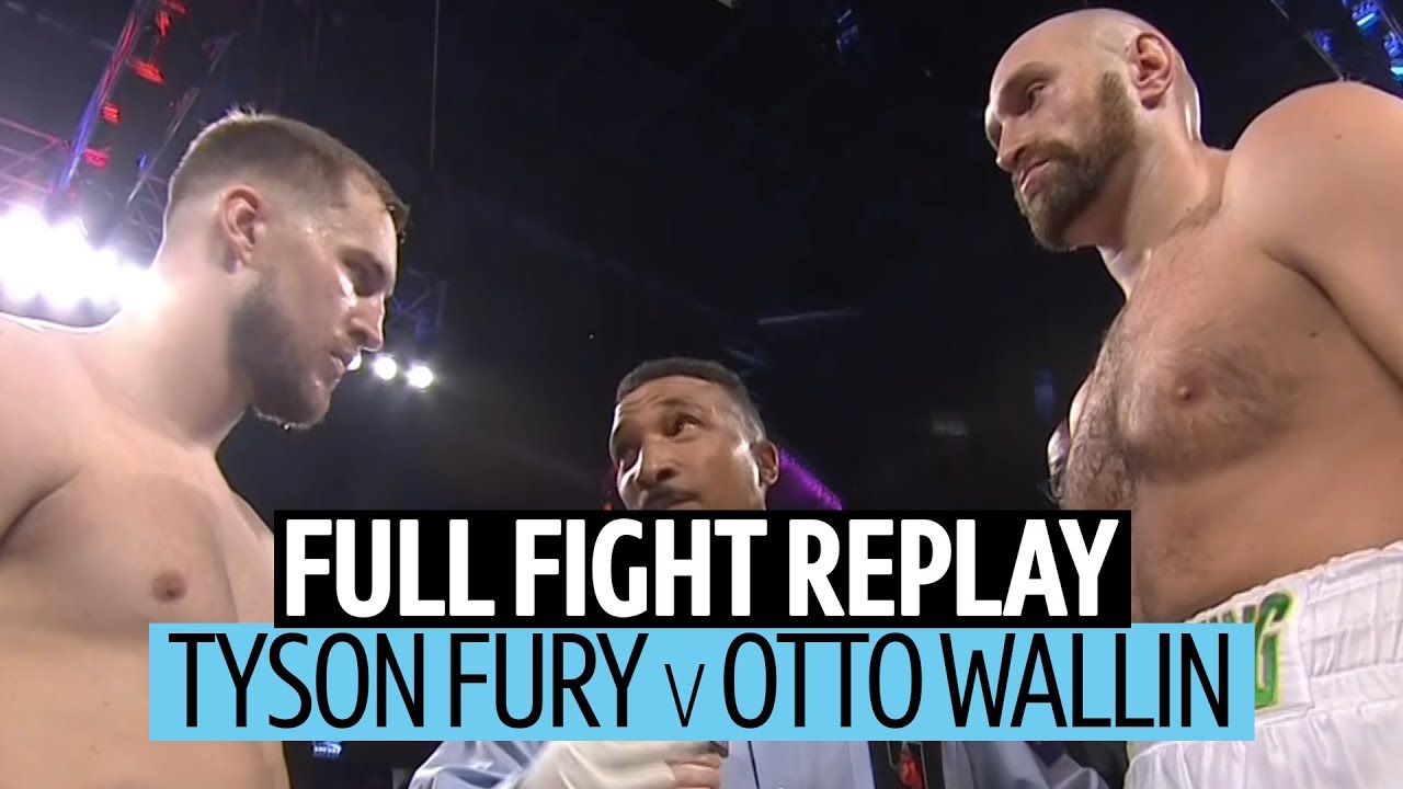 Heavyweight war! Tyson Fury v Otto Wallin full fight replay