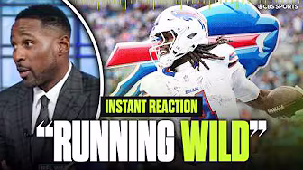James Cook GOES OFF for 2 TDs on 216 rushing yards as Bills take down Panthers