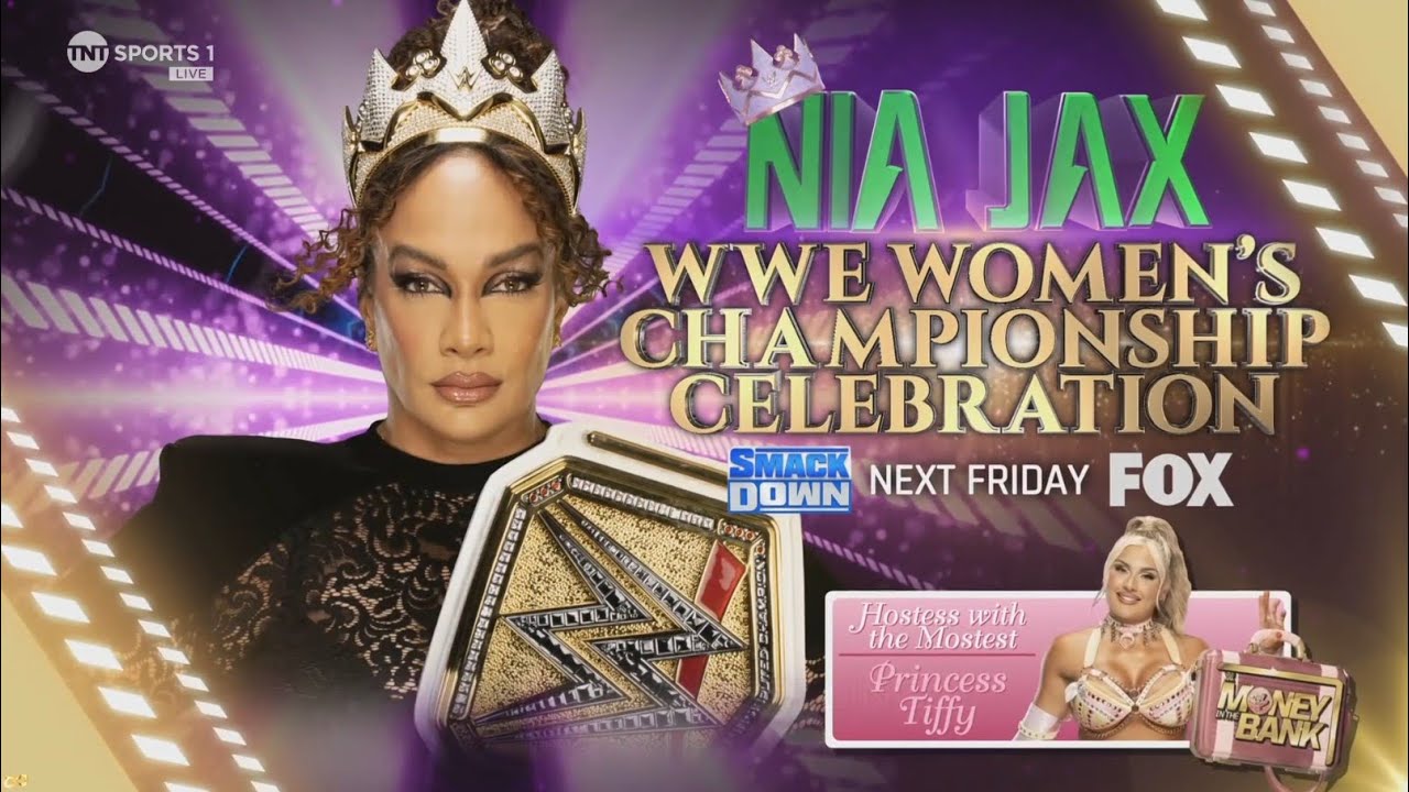 Michin ruins Nia Jax's celebration as new champion: SmackDown, Aug. 16, 2024 backdrop