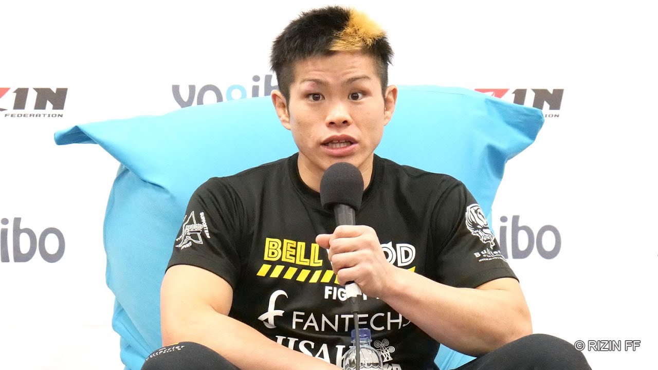 鈴木博昭 試合後インタビュー / Yogibo presents RIZIN.33 background