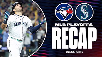 Cal Raleigh & Eugenio Suarez spark 5-run rally as Mariners stun Blue Jays, take 3-2 series lead backdrop