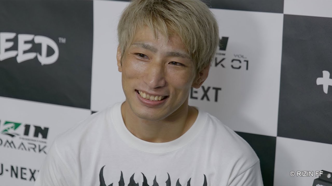 渡部修斗 試合後インタビュー / +WEED presents RIZIN LANDMARK vol.1 background