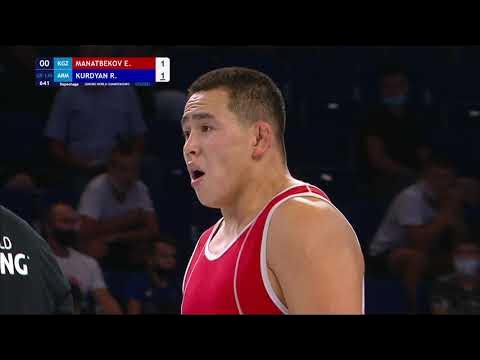 Repechage GR - 130 kg: E. MANATBEKOV (KGZ) v. R. KURDYAN (ARM)
