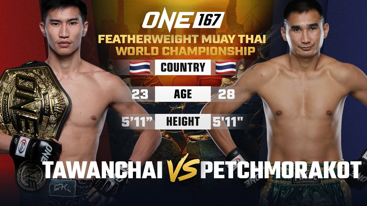 A Muay Thai Legend Is Born 👑 Tawanchai vs. Petchmorakot | Full Fight background