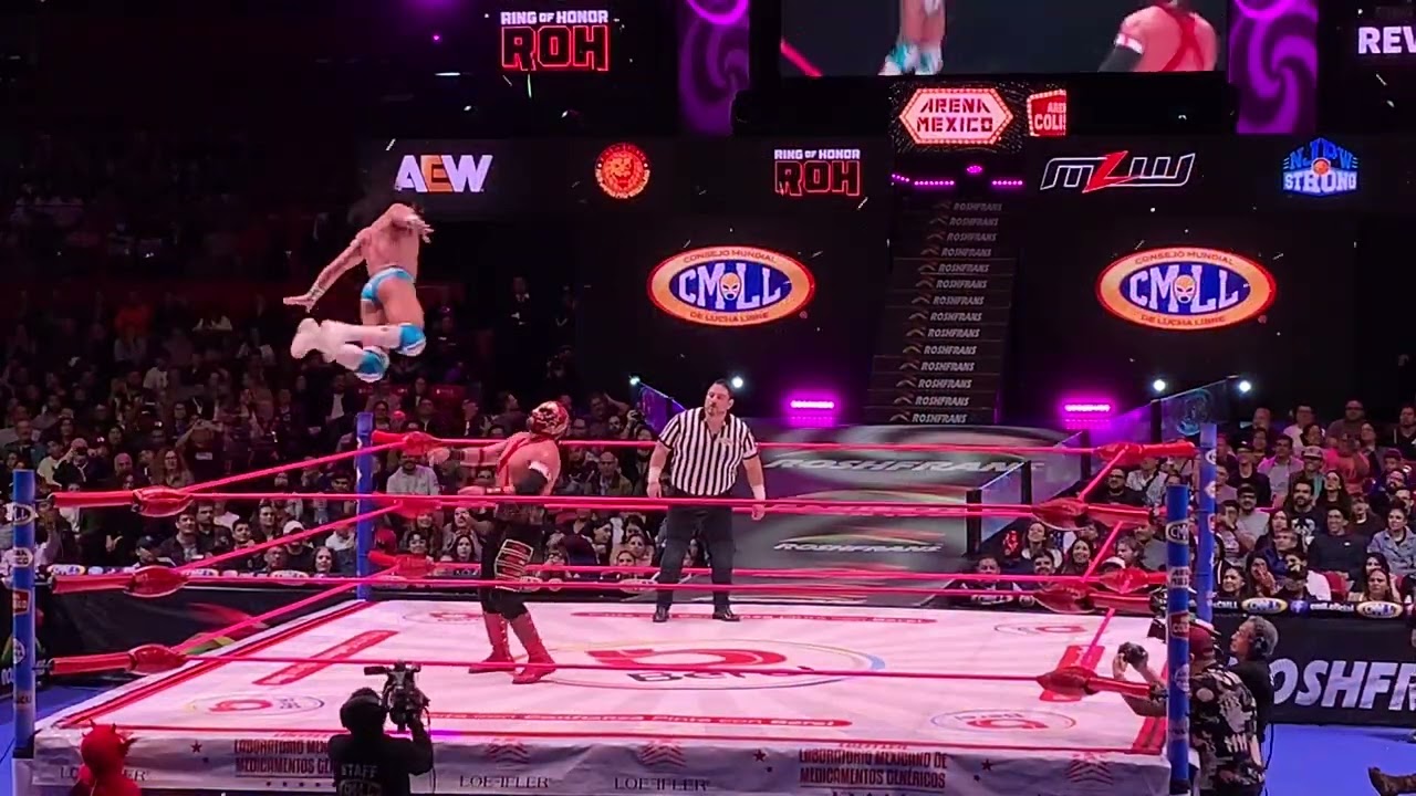 Reporte CMLL: Volador Jr, Magnus y Rugido ЁЯЖЪ Hechicero, B├бrbaro Cavernario y Templario background